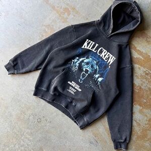 Kill Crew Black Graphic Hoodie